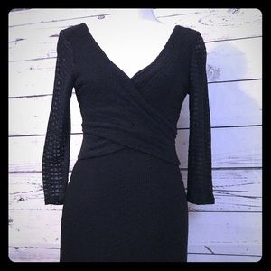 Anthropologie Gorgeous Black Dress